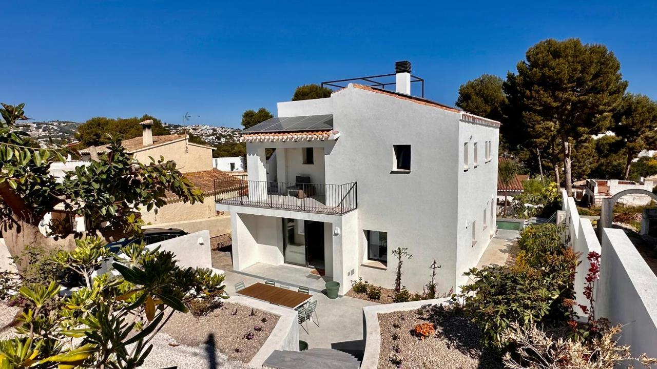 Villa Floris Moraira 500M To Sand Beach Moraira Saturday Arrive-Leave Only 外观 照片